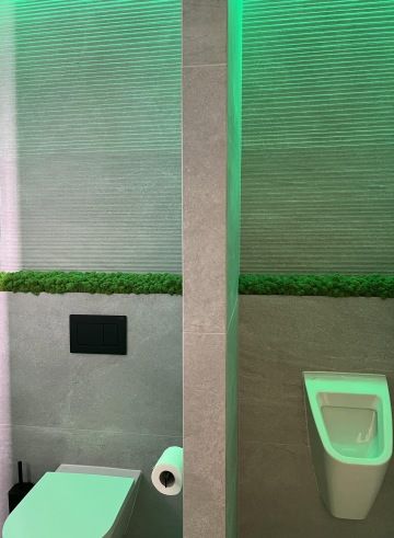 wc a radarový pisoár