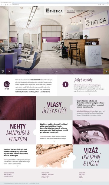 web kadernickeho salonu