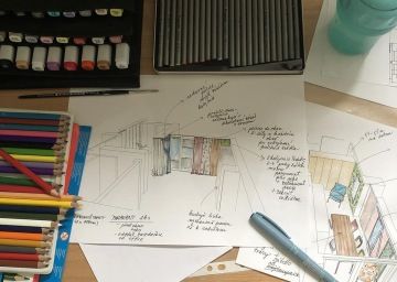 rucne kresleny navrh