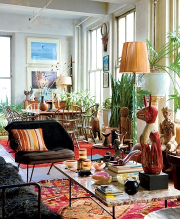 barevny boho interier