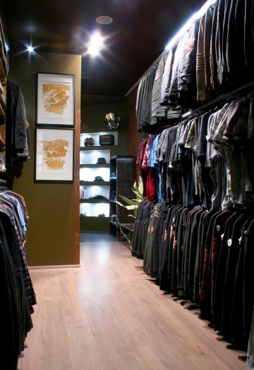 Vintage interior obchodu