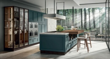 Italská kuchyně s ostrůvkem