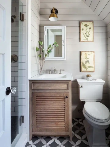 Venkovský styl - koupelna