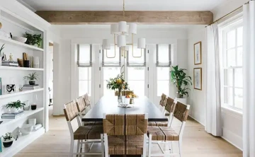 Jídelna ve venkovském stylu